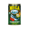 MEGA Sardinky v paradajkovej omáčke 155 g