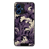 Lesklý kryt Mobiwear Glossy - Motorola Moto G54 5G - GA46G Fialové rostliny (Prémiové lesklé pouzdro, obal, kryt Mobiwear Glossy na mobil Motorola Moto G54 5G - GA46G Fialové rostliny, materiál Plast