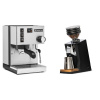Rancilio Silvia E + Eureka Mignon Zero 65 Speedy, CR black
