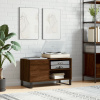zahrada-XL Skrinka na platne hnedý dub 85x38x48 cm kompozitné drevo 831715