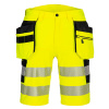 PORTWEST HI-VIS DX446 / Reflexné kraťasy - HV žltá/čierna 33