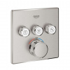 Grohe Grohtherm SmartControl Termostatická batéria pod omietku, 3 ventily, supersteel 29126DC0-GR