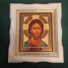 Ikona Spasiteľa, Kristus Spasiteľ, Isusa Christa Farba: Biela, Veľkosť: 300x400