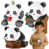 KONŠTRUKČNÉ KOCKY 3 V 1 SADA PANDA NA STAVANIE MINI KOALA NA DARČEK