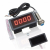 Digitálny tachometer a otáčkomer s LED displejom 1-9999 ot./min