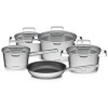 G21 Sada riadu Gourmet Magic s cedidlom, 9 dielov, nerez G21-001N