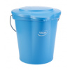 VIKAN Modré plastové vedro s vekom 12l VIKAN 56863