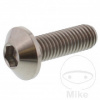 JMP Skrutky brzdového kotúča M8X1.25 mm 25 mm Titan pre Kategória Yamaha xv950 r Bolt 2016-2021