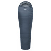Spací vak Mountain Equipment Lunar I Long denim blue left