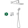 Hansgrohe Croma E, sprchový systém 280 1jet s termostatom Ecostat E, chrómová, HAN-27953000