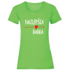 Najlepšia babka - Limetková , Dámske , XXL