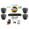 Monitorrs Security IP 2 kamerový set 5 Mpix WDome