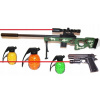 Detská zbraň - Puška Sniper laser + pištole + granátového jablka gule (Detská zbraň - Puška Sniper laser + pištole + granátového jablka gule)