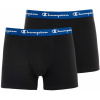 Pánske boxerky Champion 2-pack boxer shorts Blue-black|L