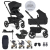 EASYWALKER SET Kočík 4v1 Jimmey Pepper Black XXL RWS + CYBEX Aton B2 i-Size