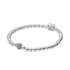 Náramok PANDORA guličky a pavé 598342CZ-19