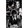 CUKROVÁ TLAČ jedlý obrázok na tortu Cukrová hmota Wednesday Addams Family + MENO