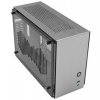 Zalman skříň M2 Mini / mini tower / ITX / 80 mm fan / USB 3.0 / USB 3.1 / riser card / prosklené bočnice / stříbrná (M2 Mini Silver)