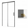 Sprchové dvere - RADAWAY Idea Black zapustené dvere DWJ 140 L, grafit (Sprchové dvere - RADAWAY Idea Black zapustené dvere DWJ 140 L, grafit)