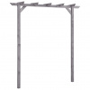 Zahradní pergola šedá 200 x 40 x 205 cm impregnovaná borovice Šedá 313567