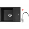 Set Sinks Amanda 650 Pureblack+Vitalia