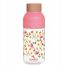 QUOKKA Ice Plastová fľaša PINK FLOWERS 570 ml