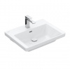 Villeroy & Boch Subway 3.0 - Umývadlo, 60x47 cm, s prepadom, otvor na batériu, CeramicPlus, Stone White 4A7060RW