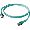 Easylan CPP1OTATAT0050 RJ45 sieťové káble, prepojovacie káble CAT 6A S/FTP 5.00 m tyrkysová dvojžilový tienený, bez halogénov, samozhášavý 1 ks; CPP1OTATAT0050