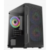 Aerocool Trinity Mini, skrinka mATX, bez zdroja, 3x RGB LED fan, USB3.0, čierna Trinity Mini-G-BK-v2