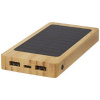Bambusová solárna power banka Alata 8000mAh