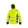 CXS Bunda BEDFORD WINTER výstražná zimní pánská softshell žluto petrolová