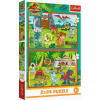Trefl - Puzzle 2x24 Malí dinosauri - 1-39 dielov