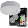 LED panel zapustený povrchovo montovaný 2v1 12W 1100lm CCT okrúhle biele svietidlo Ecolight