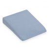 Mušelínový poťah na dojčenský vankúš-klin New Baby STANDARD 30x37cm blue