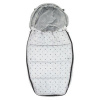 Fusak DOOKY Footmuff Deluxe L - Light Grey Crowns