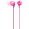 Slúchadlá do uší Sony MDR-EX15LP pink