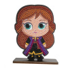 Diamantové maľovanie postava Disney Anna - 3 ks
