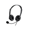 Genius HS-230U, slúchadlá s mikrofónom, ovládanie hlasitosti, čierna, 2.0, uzatvorené, USB 31710021400