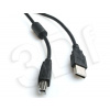 Kábel CABLEXPERT USB A-B 3m 2.0 HQ s ferritovým jadrom