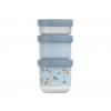 Little Dutch Tégliky na desiatu stohovacie 3 ks Forest Friends