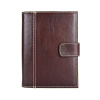 Pánsky kožený pracovný diár v tmavo hnedej farbe