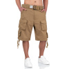 Surplus pánske cargo šortky DIVISION beige Veľkosť: 4XL, Farba: hnedá, piesková