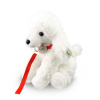 Plyšový pes Pudel s vodítkom 28 cm ECO-FRIENDLY