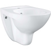 GROHE Bau Ceramic závesný bidet s otvorom, s prepadom 370 x 526 mm, alpská biela, 39433000