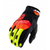 KENNY RACINGOVÉ RUKAVICE CROSS/ENDURO MODEL SAFETY BLACK/RED/ORANGE M