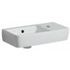 Geberit Selnova Compact Malé umývadlo 500x250mm, s otvorom pre bat. s prepadom, biela GEB 501.513.00.1