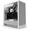 NZXT skříň H5 Flow edition / 2x120 mm fan / USB 3.0 / USB-C 3.1 / průhledná bočnice / mesh panel / bílá CC-H52FW-01