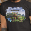 Tričko s potlačou MINECRAFT Pánsky Čierna XS