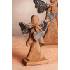 Drevený anjel 25 cm Illaria 33059-25