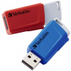 Verbatim V Store N CLICK USB flash disk 32 GB červená, modrá 49308 USB 3.2 (Gen 1x1)
